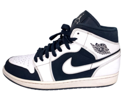 Jordan 1 Retro Mid Tuxedo 2018 Size 10 Shoes / Sneaker ( 554724-113 ) - £231.96 GBP