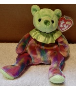 TY Beanie Baby August Teddy Birthday Bear 8&quot; 2001 Mint Tag Stuffed Anima... - £6.40 GBP