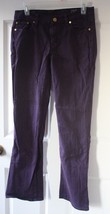 J. Crew 29 Short Purple Bootcut Denim Jeans Pants 89132 Cotton Stretch - £12.02 GBP
