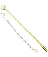 LASCO 04-3527 Toilet Tank Ball Lift Wire Brass with Chain and Ring - $18.31