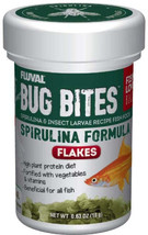 Fluval Bug Bites Spirulina Plant-Based Fish Flakes - £3.95 GBP