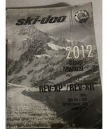 2012 SKI DOO SKI-DOO REV XP REV XR Service Shop Repair Workshop Manual OEM - $76.92