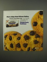 1990 Nabisco Chips Ahoy! Selections Chunky Chocolate Chip Cookies Ad - £14.11 GBP