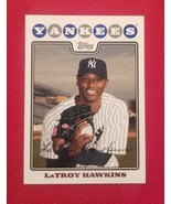 2008 Topps LIMITED EDITION LaTroy Hawkins #40 New York Yankees Team Set - $1.99