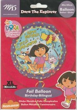 M &amp; D Dora the Explorer Pinata Happy Birthday Feliz Cumpleanos 18&quot; Foil Balloon - £8.53 GBP