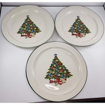 Alco Industries Christmas Tree Dinner Plates Set of 3 10.5&quot; - $19.99