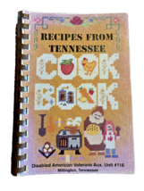 Cookbook Recipes Tennessee Disabled American Veterans Auxiliary Millingt... - $13.89