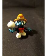 Smurfs Thomas Edison Smurf Historical Series 20504 Rare Vintage Toy Figu... - $63.10