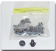 40 Pc Push Type Retainers Hole 7mm) Head 15mm)Stem 12mm) Fits:Toyota 90467-06017 - £8.77 GBP