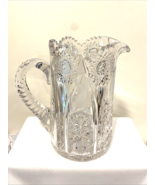 ABP American Brilliant Cut Crystal Pitcher Water Lemonade Juice J HOARE ... - $198.94 CAD