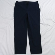 Talbots 10P Navy Blue Chatham Side Zip Slim Dress Pants - £13.36 GBP