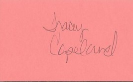 Tracey Copeland Signed 3x5 Index Card In the Heat of the Night - £15.81 GBP