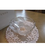 Lenox 08068 Fine Crystal Dolphin Bowl 9.25&quot; Tagged &amp; Signed Boxed - $27.09 CAD