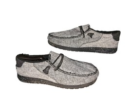 Hey Dude&#39;s Wally Stitch Stormcloud Lined Shoes men&#39;s size 11 - $367.44 MXN