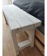 White Rustic Coffee Table | Modern Farmhouse Handmade Piece - €154,73 EUR
