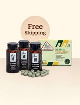 Isha Life Neem, Turmeric &amp; Nilavembu Kashayam tablets combo forHealth &amp; Immunity - £42.02 GBP