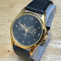 Motorcity Casio DiMaggio Quartz Watch Men Classic Gold Tone Leather New ... - £21.01 GBP