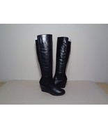 Rachel Roy Size 5.5 M / ROLETTAH / Black / Leather / Boots Women&#39;s Shoes - $98.01