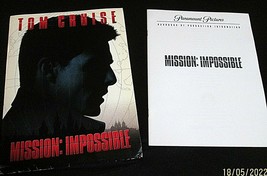 TOM CRUISE: (MISSION IMPOSSIBLE) ORIG,1996 MOVIE PRESSBOOK  (CLASSIC) - $123.75