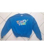Official Tommy Innit  XL Blue Merch Crew Neck Sweater &#39;21 Pogchamp! DSMP - $47.50 CAD