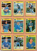 1985 Fleer Seattle Mariners Team Lot 14 dif Gorman Thomas Spike Owen Al Cowans ! - £2.18 GBP