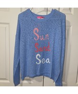 Lilly Pulitzer PIPPY Sweater Blue Peri Sun Sand Sea Multicolor Intarsia ... - $191.73 CAD