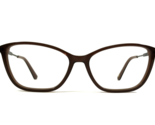 Anne Klein Eyeglasses Frames AK5080 200 MOCHA Cat Eye Square 56-16-140 - $55.88