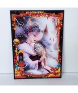 Rem Grey Wolf Chinese Art Style Oversized Waifu Girl Card A4 Acrylic 11&quot;... - $24.74