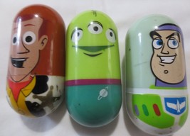 Disney&#39;s 2005-6 Kellogg&#39;s Promo Weeble Wobblers Toy Story, Buzz Woody Gr... - $7.50