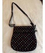 Vera Bradley Havana Polka Dots Three Zipper Crossbody Bag Purse Satchel ... - €10,13 EUR