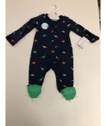 Carters Preemie Collection Bodysuit Boys Dinosaur Navy-RARE COLLECTIBLE-... - $24.54