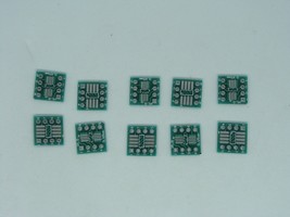 10x Pack Lot Mini Pcb Ic Board 8 Holes SSOP8 SSOP8 SOP8 SOP-8 Sop Smd To DIP8 - £8.55 GBP