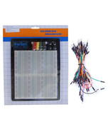 Tektrum Solderless 2200 Tie-Points Experiment Plug-In Breadboard Kit Wit... - $42.46 CAD