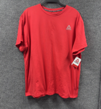 Reebok Delta Core Tee Mens Large Red Shirt Pullover Moisture Wick Athlet... - $20.31