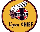 Santa Fe Super Chief Railroad Railway Train Sticker R7262 - $1.95+
