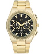 I.N.C. Men&#39;s 44.5mm Black &amp; Gold Tone Sub Dial Link Bracelet Wrist Watch... - $55.33 CAD