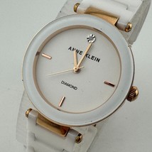 Anne Klein Quartz Watch AK/1018 Women Ceramic Band Diamond New Battery 6... - $496.14 MXN