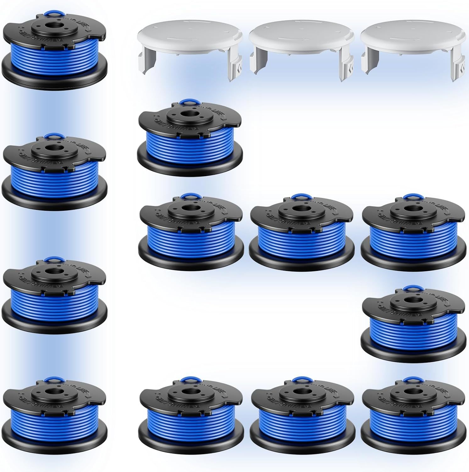 15 Pcs Ac14Rl3A Replacement Weed Wacker String For Ryobi, 12 Spools+3 Caps - $44.99