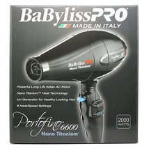 BaByliss Pro Nano Titanium Portofino 6600 Dryer - £232.92 GBP