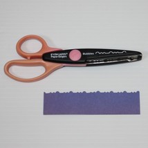 Fiskars Paper Edgers Craft Scrapbooking Scissors &quot;Bubbles&quot; Pattern - $4.99