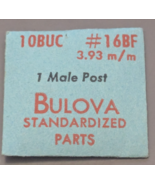 NOS Genuine Bulova Cal. 10BUC - 3.93 mm Watch Male Post #16BF - €13,59 EUR