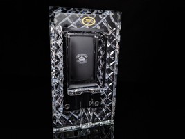 Diamond Crown Crystal  Ashtray  Measures 8" L x 4.5" W x 2" H image 9