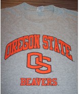 OREGON STATE UNIVERSITY BEAVERS T-SHIRT MENS LARGE Gray - €17,05 EUR