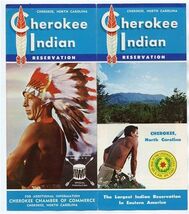 Cherokee Indian Reservation Brochure Cherokee North Carolina - $11.88