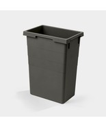 2 (Two) Pack Hailo Replacement Waste Bins Euro Cargo 35-38 Liters Dark Gray - $130.25