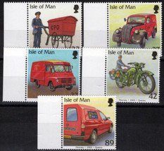 Isle of Man 976-980 MNH Post Office Vehicles Transportation ZAYIX 061223SM135M - £5.91 GBP