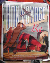 Bon Voyage Canadian Retro Poster Travel 28*22 Inch Government Of Canada Advisory - $39.50