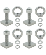 4 Count T-Bolts for Roof Rack, M8 Female Thread Lifting Eye Nut with T-S... - €18,57 EUR
