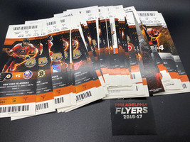NHL 2016-17 Philadelphia Flyers Season Ticket Stubs - £7.03 GBP