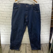 PRSN BLU Jeans Men Sz 42 x 28 Dark Wash Wide Leg - $39.59